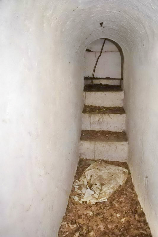 Ligne Maginot - BOIS DE DESSENHEIM CENTRE 2 - (Blockhaus pour arme infanterie) - Couloir vers la coupole