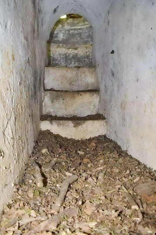 Ligne Maginot - BOIS DE DESSENHEIM EST 3 - (Blockhaus pour arme infanterie) - Le couloir vers la coupole
