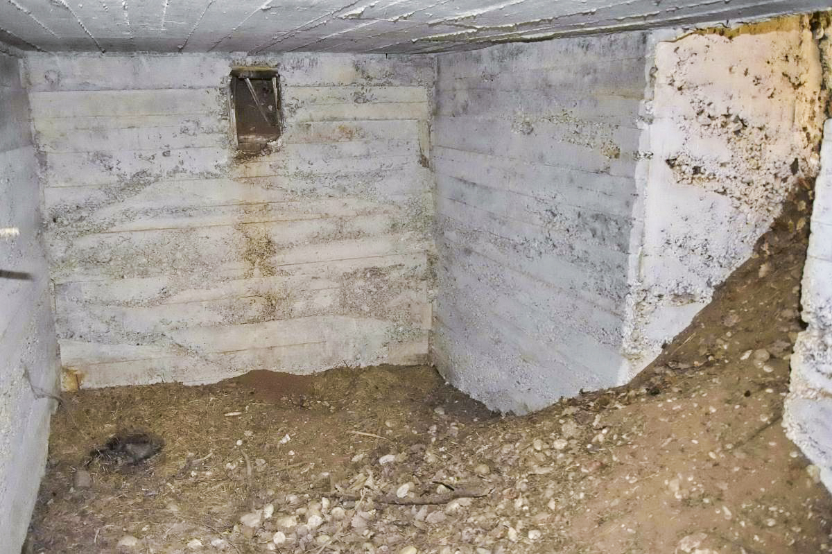 Ligne Maginot - BOIS DE DESSENHEIM SUD 7 - (Position d'artillerie préparée) - Intérieur de l'abri français