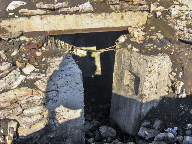Ligne Maginot - SCHITTEFELD 4 - (Blockhaus pour arme infanterie) - L'entrée de l'abri