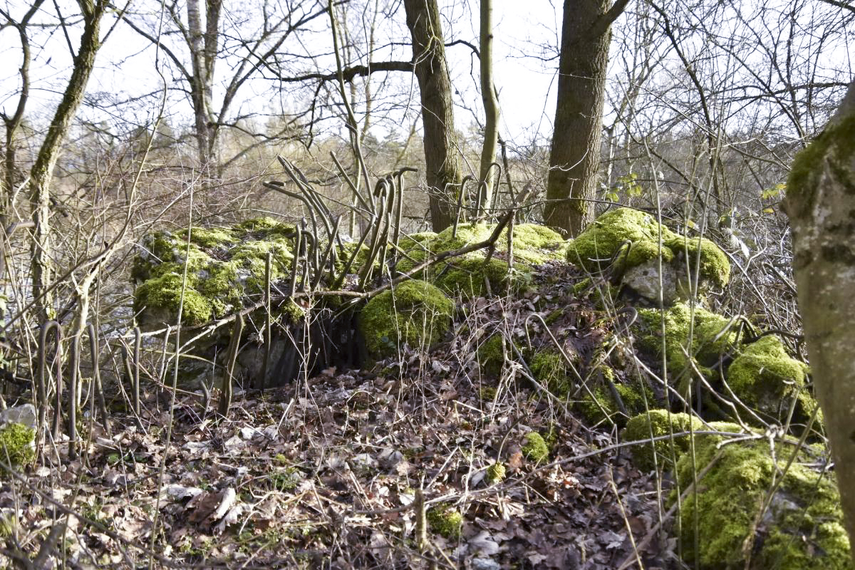 Ligne Maginot - G32 - MUHLWINKEL NORD - (Blockhaus pour arme infanterie) - Restes du blockhaus dynamité