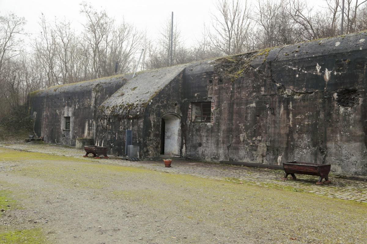 Ligne Maginot - HEITEREN (PC II/28° RIF) - (PC de Quartier) - La caserne centrale