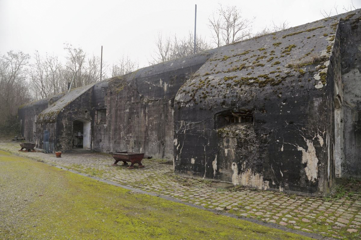 Ligne Maginot - HEITEREN (PC II/28° RIF) - (PC de Quartier) - La caserne centrale