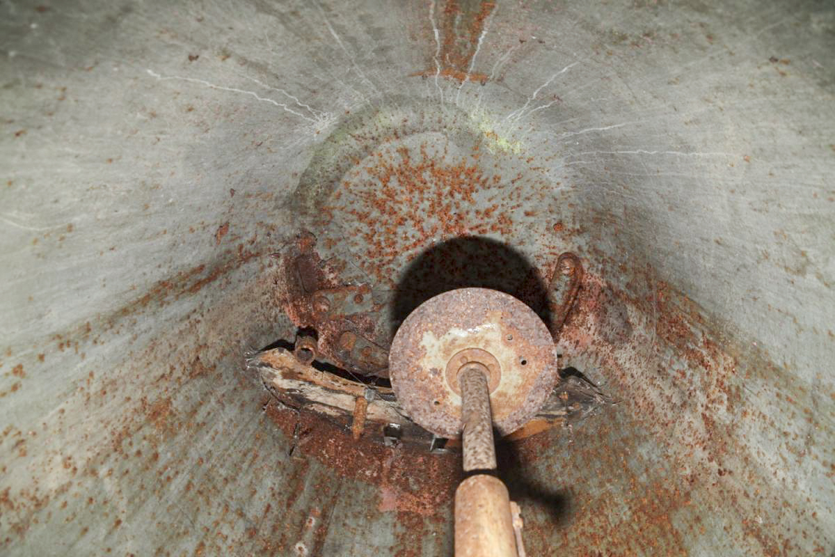 Ligne Maginot - HEITEREN (PC II/28° RIF) - (PC de Quartier) - La cloche de guet de l'ouvrage de tête