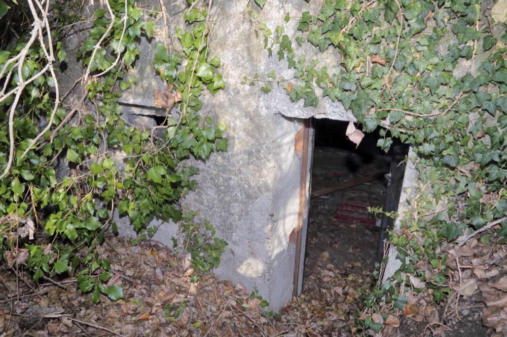 Ligne Maginot - PONT DE BATEAU OUEST 2 - (Blockhaus pour arme infanterie) - Facade de l'abri - Les Gardiens du Rhin