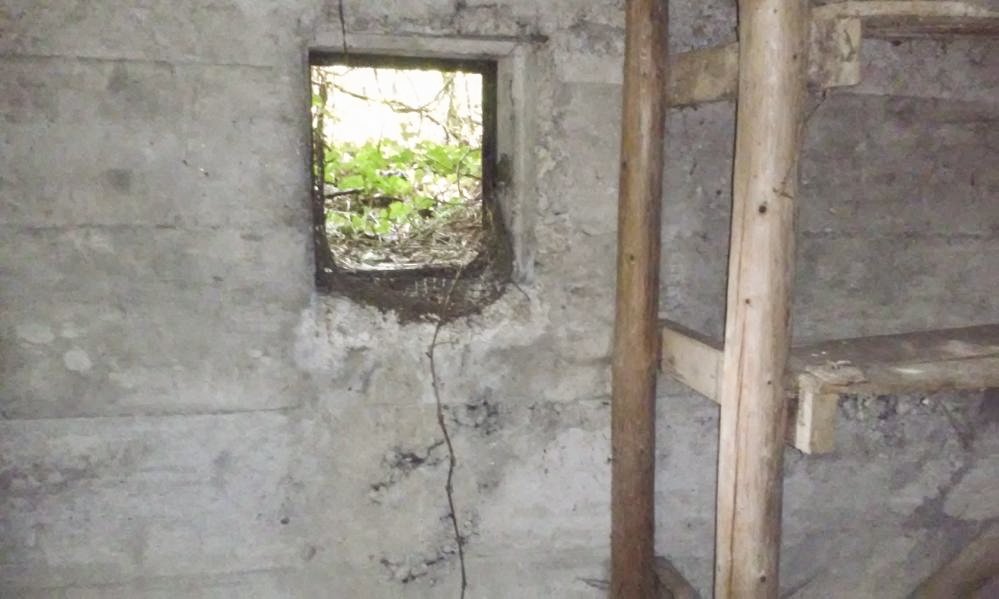 Ligne Maginot - PONT DE BATEAU OUEST 2 - (Blockhaus pour arme infanterie) - L'intérieur du blockhaus. - 42RIF