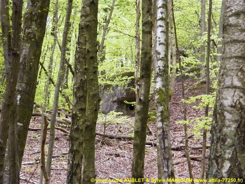 Ligne Maginot - MARKBACH - (Blockhaus pour arme infanterie) - Vue vers la chambre de tir Est