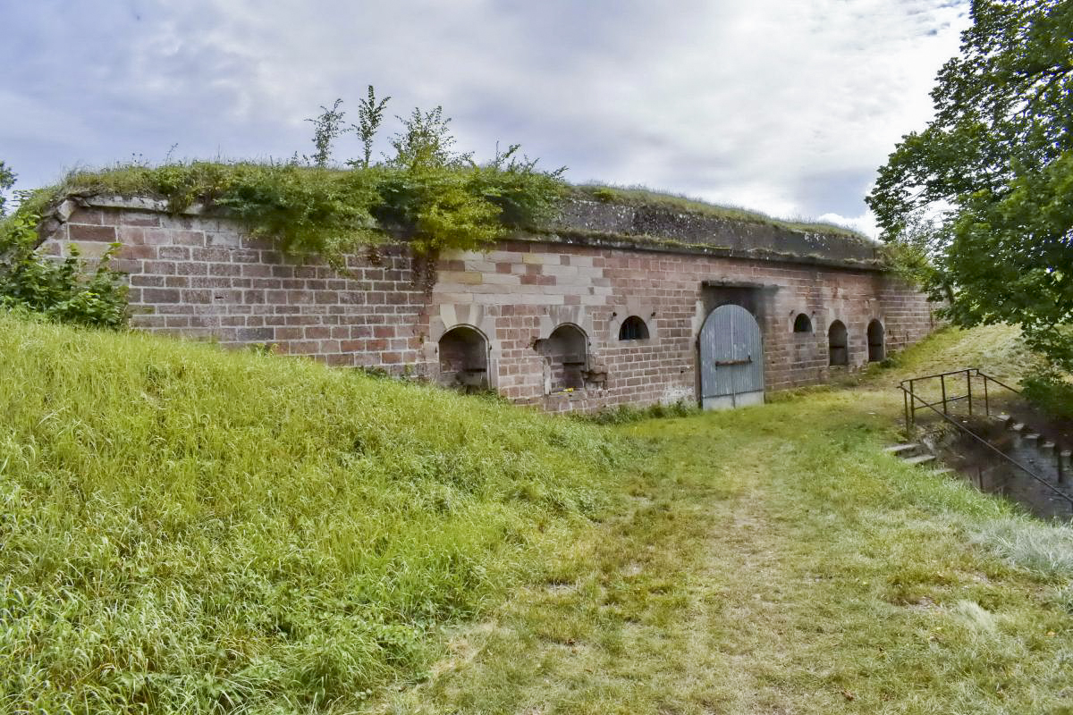 Ligne Maginot - TOUR BASTIONNEE 7 (I/28° RIF) - (PC de Quartier) - Vue du dessus