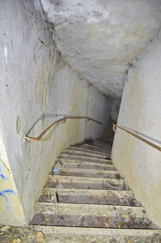 Ligne Maginot - A33 - (Observatoire d'artillerie) - Escalier vers l'abri A 33
