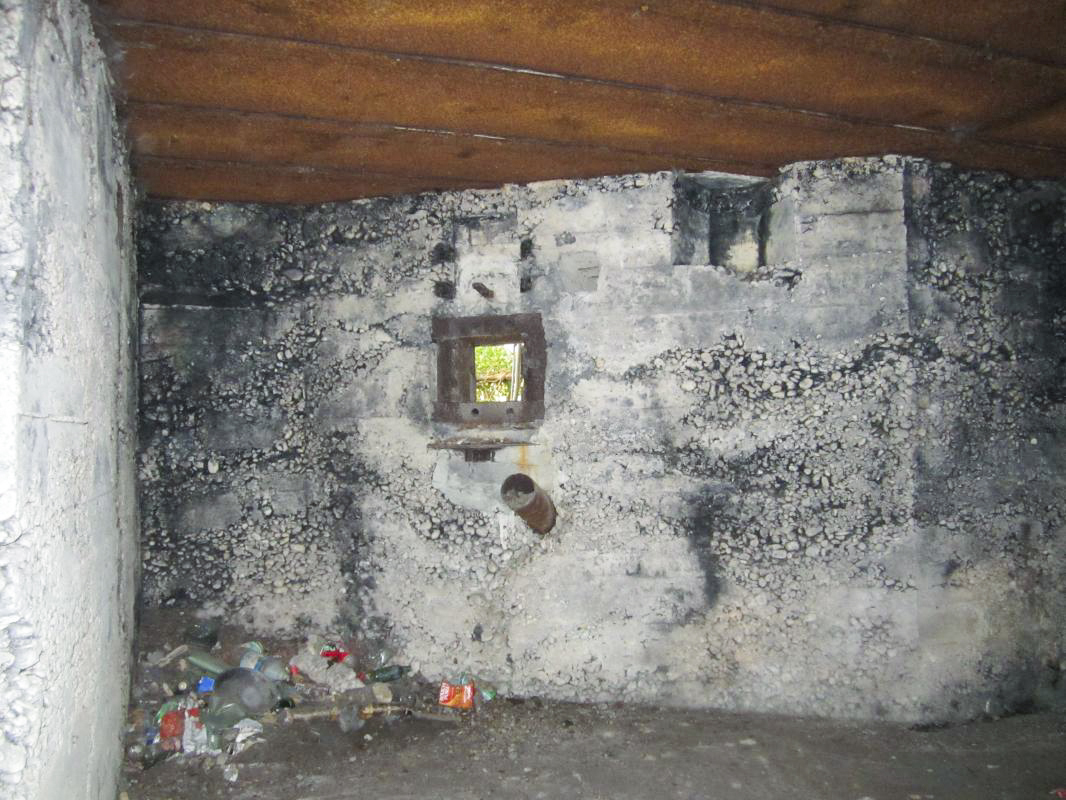 Ligne Maginot - 52 - BUSSIERES EST - (Blockhaus pour arme infanterie) - Créneau mitrailleuse nord - Les Gardiens du Rhin