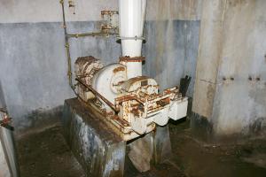 Ligne Maginot - SOETRICH - A11 - (Ouvrage d'artillerie) - Bloc 5
Etage inférieur  - Le système de ventilation spécifique à la tourelle