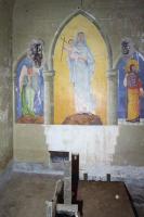 Ligne Maginot - SOETRICH - A11 - (Ouvrage d'artillerie) - Peinture murale du M1
La chapelle de l'ouvrage

Réalisation : 
Raymond Charpentier (1914-1987), 
Robert Tinet (1913-1990) du 2e Régiment du Génie
Caporal-chef Yves Cornet