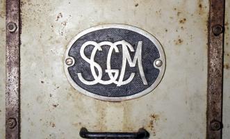 Ligne Maginot - SOETRICH - A11 - (Ouvrage d'artillerie) - L'usine électrique
Plaque moteur
Début des années 1980