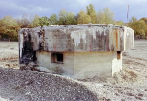 Ligne Maginot - Blockhaus BAUERNGRUNDWASSER Sud-Ouest 3 - Le bloc peu avant sa destruction en 1991
