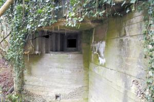 Ligne Maginot - BAUERNGRUNDWASSER - (Blockhaus pour arme infanterie) - Créneau FM Sud