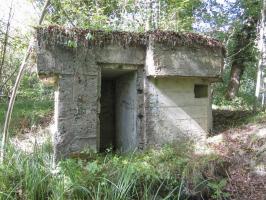 Ligne Maginot - BLAUELSANDKOEPFEL - (Blockhaus pour arme infanterie) - Entrée et créneau latéral droit