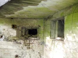 Ligne Maginot - BLAUELSAND - (Casemate d'infanterie - Simple) - Créneaux pour mitrailleuse et FM en façade