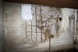 Ligne Maginot - BLAUELSAND - (Casemate d'infanterie - Simple) - Première chambre de tir, créneau pour mitrailleuse