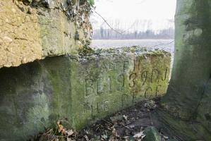 Ligne Maginot - Blockhaus  du GROSSBELTZWOERTH Est - Sur un mur d'aile