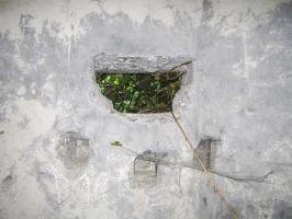 Ligne Maginot - HAUTE DIGUE 4 - (Blockhaus pour arme infanterie) - Chambre de tir - créneau latéral gauche