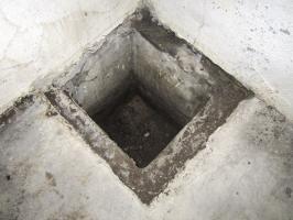 Ligne Maginot - HAUTE DIGUE 7 - (Blockhaus pour arme infanterie) - Chambre de tir - puisard