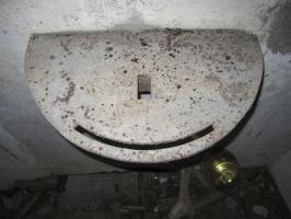 Ligne Maginot - HAUTE DIGUE 7 - (Blockhaus pour arme infanterie) - Chambre de tir
Détail guide circulaire créneau mitrailleuse gauche