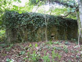 Ligne Maginot - HAUTE DIGUE 9 - (Blockhaus pour arme infanterie) - Façade frontale et créneau de défense rapprochée