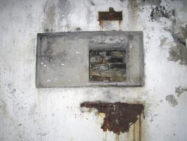 Ligne Maginot - HAUTE DIGUE 9 - (Blockhaus pour arme infanterie) - Chambre de tir
Créneau mitrailleuse gauche
