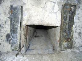 Ligne Maginot - HAUTE DIGUE 9 - (Blockhaus pour arme infanterie) - Conduit de ventilation, au-dessus du créneau mitrailleuse gauche