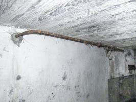 Ligne Maginot - HAUTE DIGUE 9 - (Blockhaus pour arme infanterie) - Support dans la chambre de tir