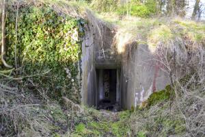 Ligne Maginot - OBSERVATOIRE EST DES CERISIERS - (Observatoire d'artillerie) - Entrée de l'observatoire