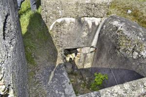 Ligne Maginot - SPORENINSEL - (Casemate d'infanterie - Double) - L'accès à la casemate depuis la berge