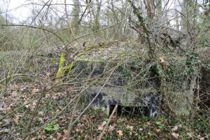 Ligne Maginot - GERSTHEIM 1 (TêTE DE PONT DE ) - (Abri) - L'entrée sud rebouchée vue de l'extérieur