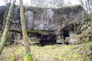 Ligne Maginot - HOCHWALD C1 ( Casemate d'infanterie ) - Façade de la casemate