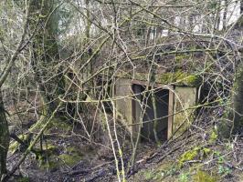Ligne Maginot - BREITENACKER NORD - (Casemate d'infanterie - Simple) - Les niches extérieures pour les mines et barbelés