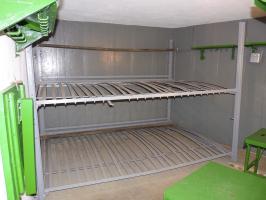 Ligne Maginot - LAUDREFANG - A37 - (Ouvrage d'infanterie) - Bloc 3
Etage intermédiaire
Chambre des sous-officiers restaurée