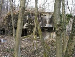 Ligne Maginot - HOCHWALD C9 ( Casemate d'infanterie ) - La façade de la casemate