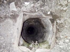 Ligne Maginot - INGOLSHEIM Est ( Casemate d'infanterie ) - L'intérieur de la casemate
Le puits