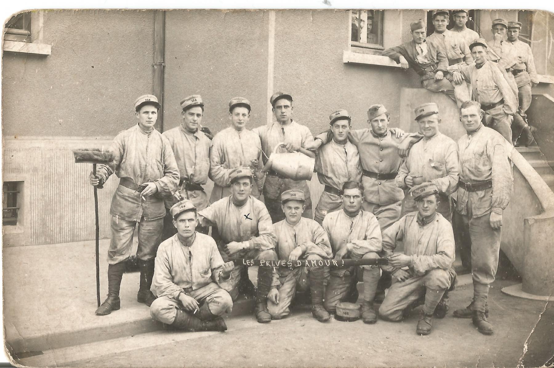Ligne Maginot - 168° RIF - Soldat Dubois René - Hommes de la  6° Cie ou la 7° Cie du 168° RIF
