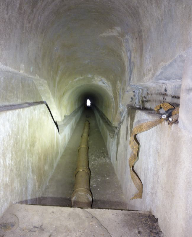 Ligne Maginot - FROHMUHL (PC DU QUARTIER KAPELLENHOF - II/153° RIF) - (Abri) - Tuyaux d'eaux usées