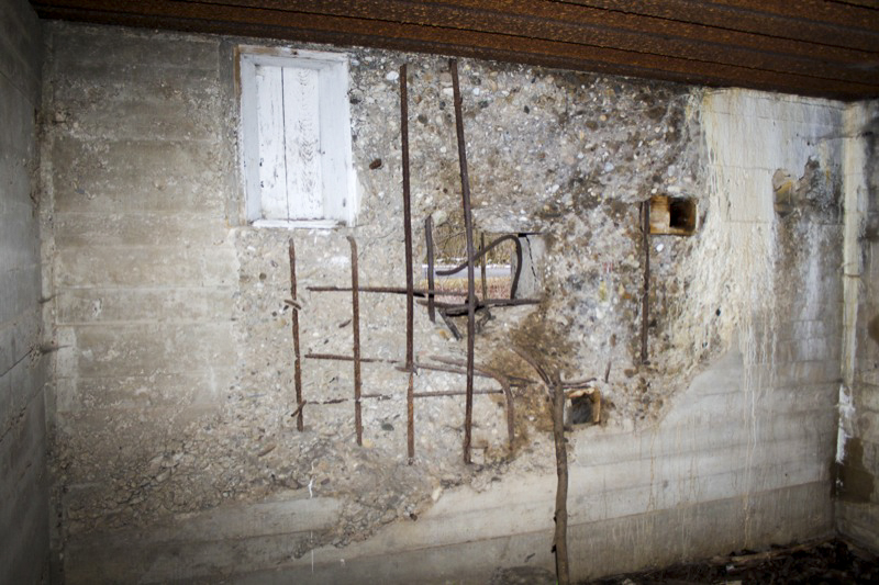 Ligne Maginot - BLAUELSAND - (Casemate d'infanterie - Simple) - Première chambre de tir, créneau pour mitrailleuse