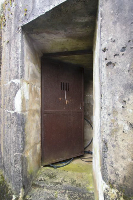 Ligne Maginot - DALHUNDEN EST - (PC de Sous-Quartier) - L'entrée de l'abri - Les Gardiens du Rhin