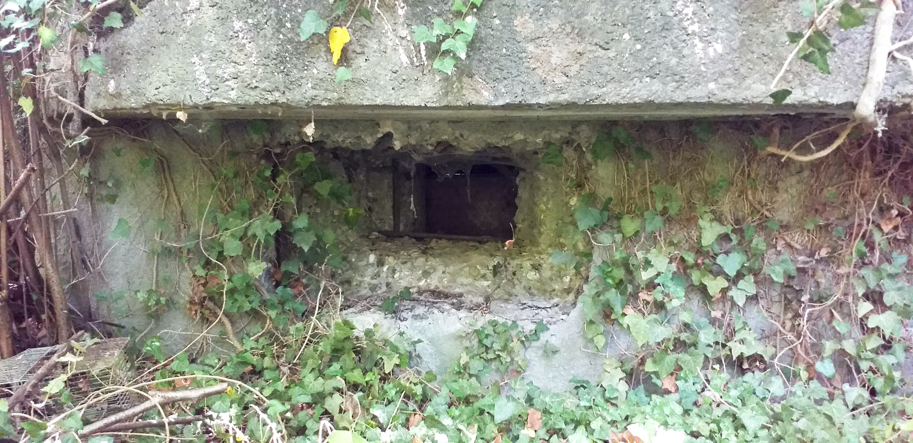 Ligne Maginot - NEUF-EMPERT 4 - (Blockhaus pour arme infanterie) - Détail créneau gauche - G.Fuchs