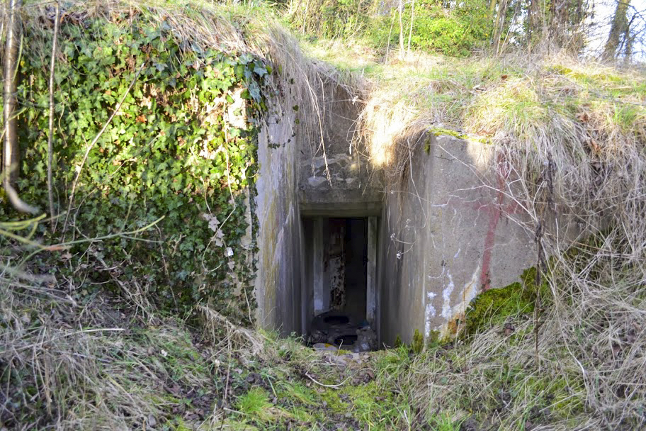 Ligne Maginot - OBSERVATOIRE EST DES CERISIERS - (Observatoire d'artillerie) - Entrée de l'observatoire