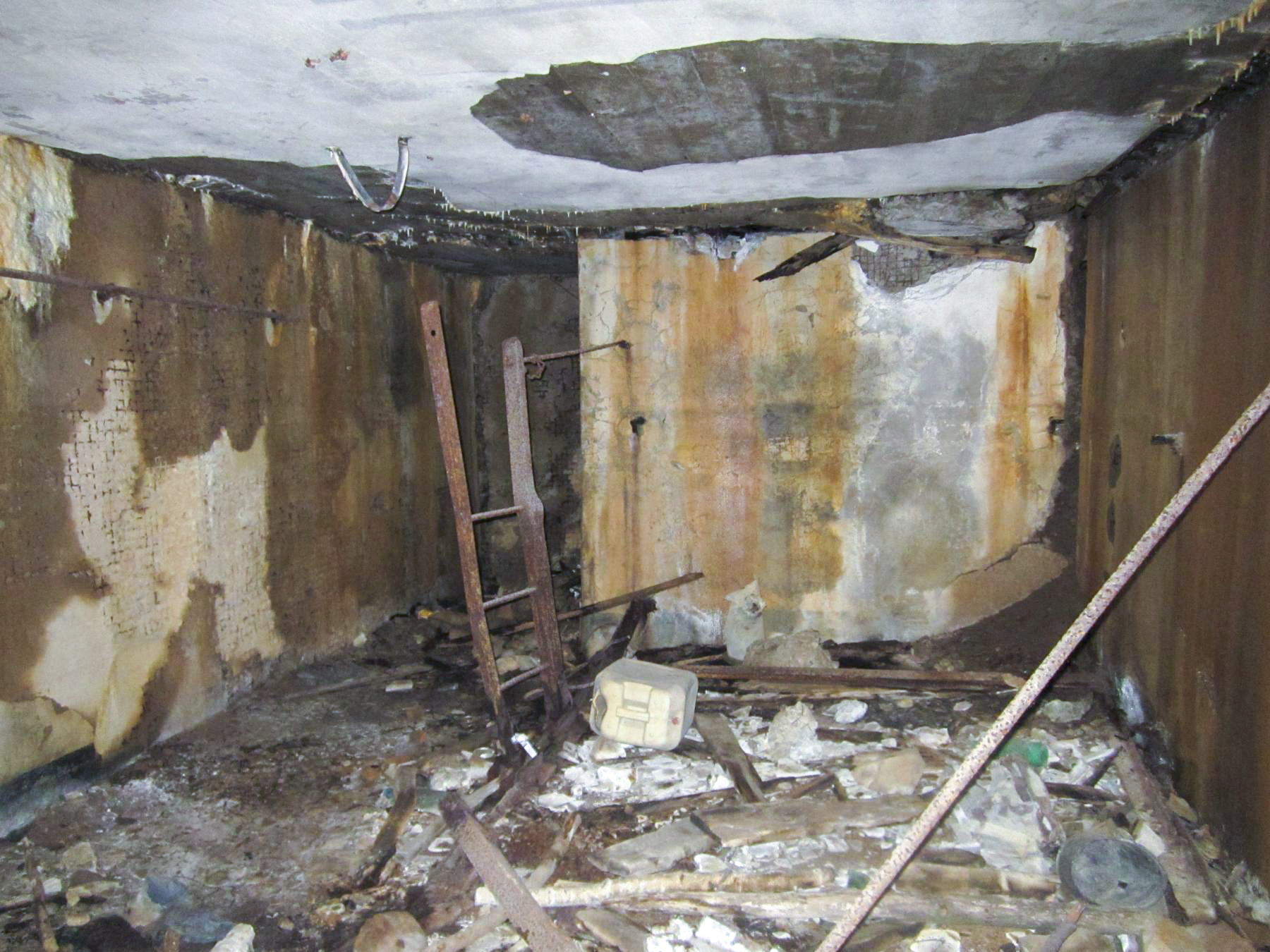 Ligne Maginot - PFAFFENSCHLICK SUD - (Blockhaus pour arme infanterie) - Local de vie, entre les deux coupoles