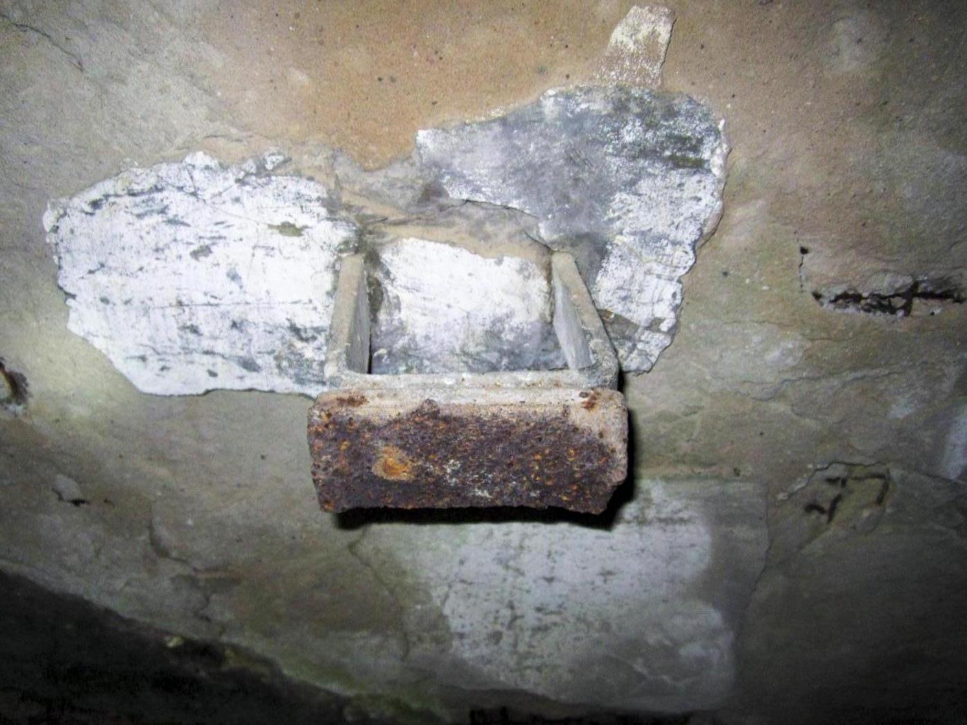 Ligne Maginot - PFAFFENSCHLICK SUD - (Blockhaus pour arme infanterie) - Support du ventilateur