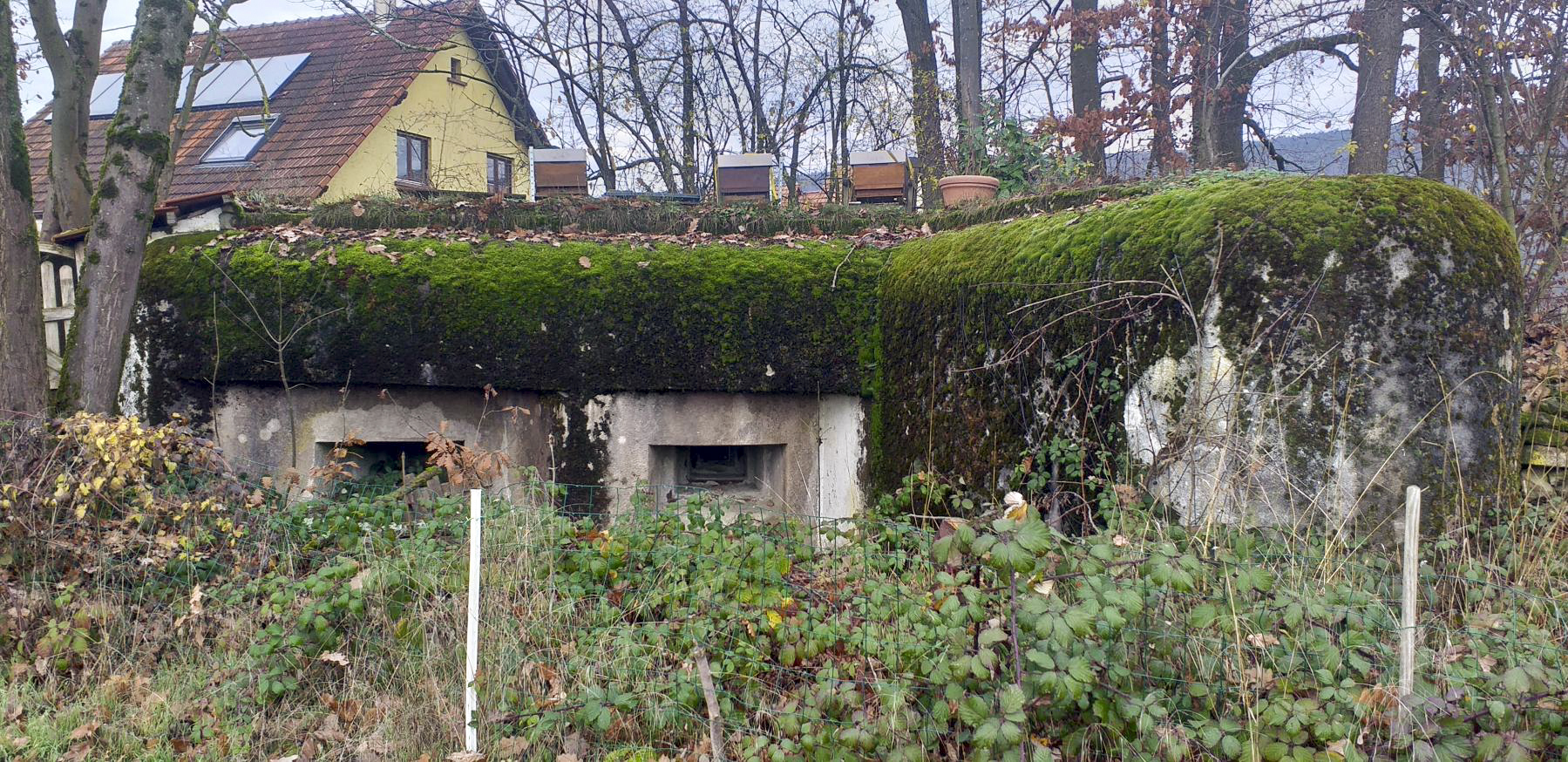 Ligne Maginot - DRACHENBRONN - (Blockhaus pour arme infanterie) - Façade de la chambre de tir - Gregory Fuchs