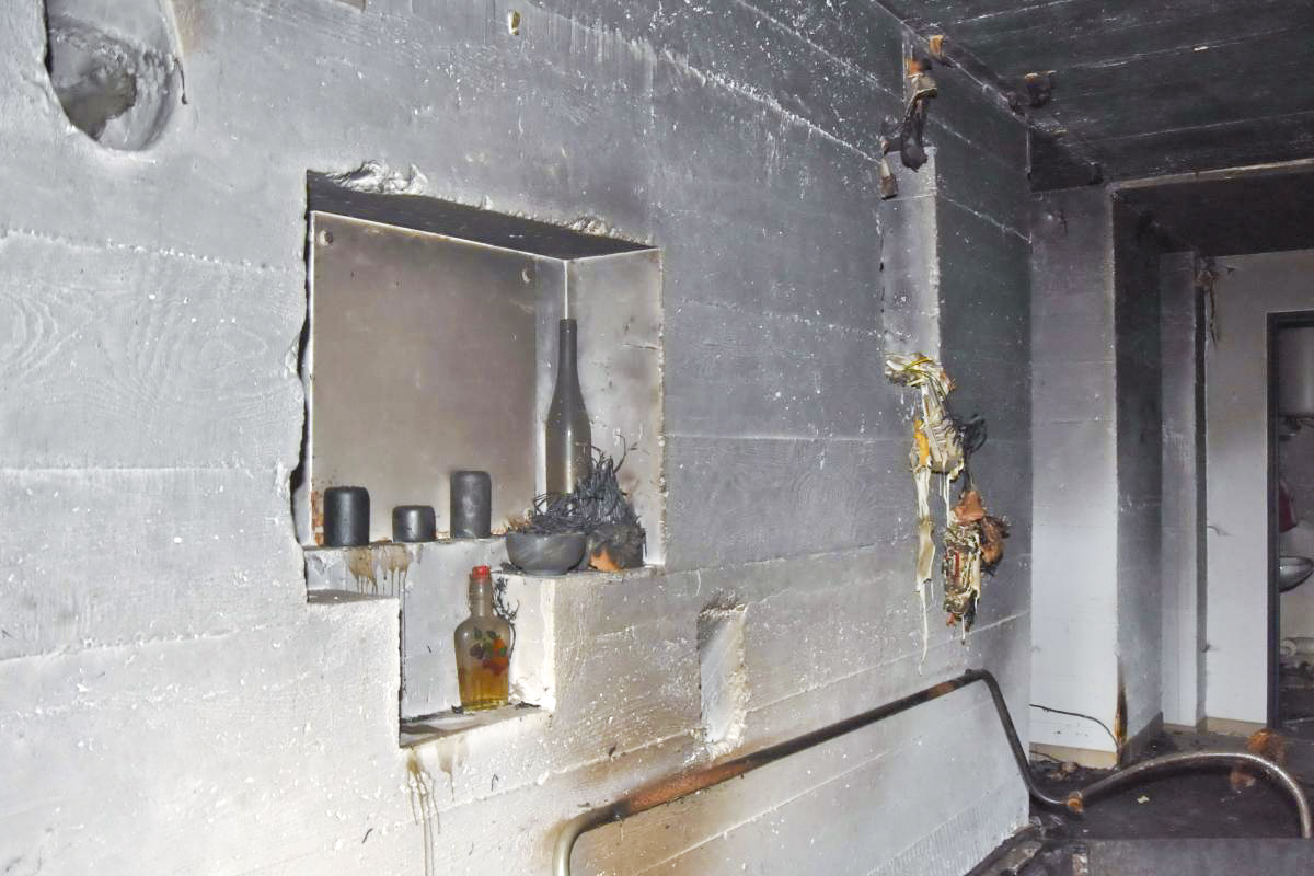 Ligne Maginot - BRUNNWASSER EST - (Casemate d'infanterie) - Créneau nord - absence de trémie - Daniel Froehly