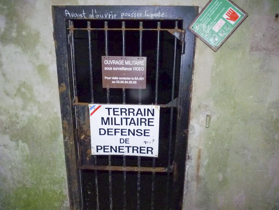 Ligne Maginot - HOCHWALD - RéDUIT - (Ouvrage d'infanterie) - L'entrée des munitions - Aditus