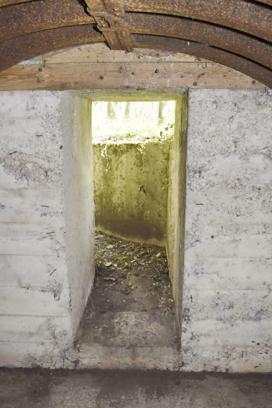 Ligne Maginot - HERRENFELD (II/34°RIF ) - (PC de Quartier) - Abri 5
intérieur - Bois de coffrage encore en place